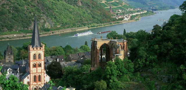 Wandern auf dem Rheinburgenweg von Koblenz bis nach Bingen